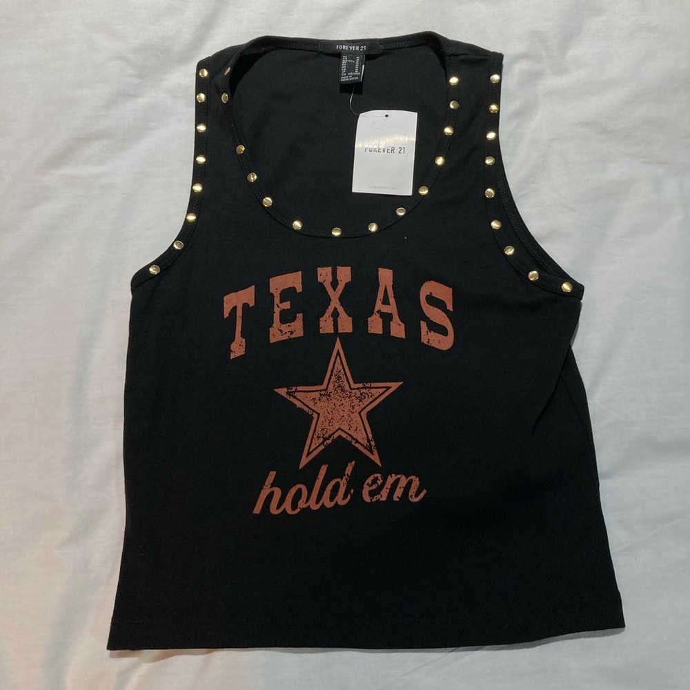 Texas Hold em Tank Top, Women’s size medium
